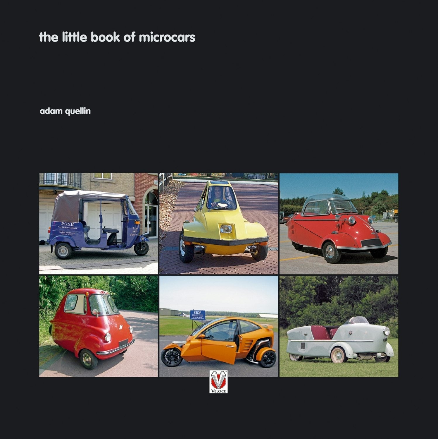 Book cover image for the little book of microcars ISBN: 9781845848941
